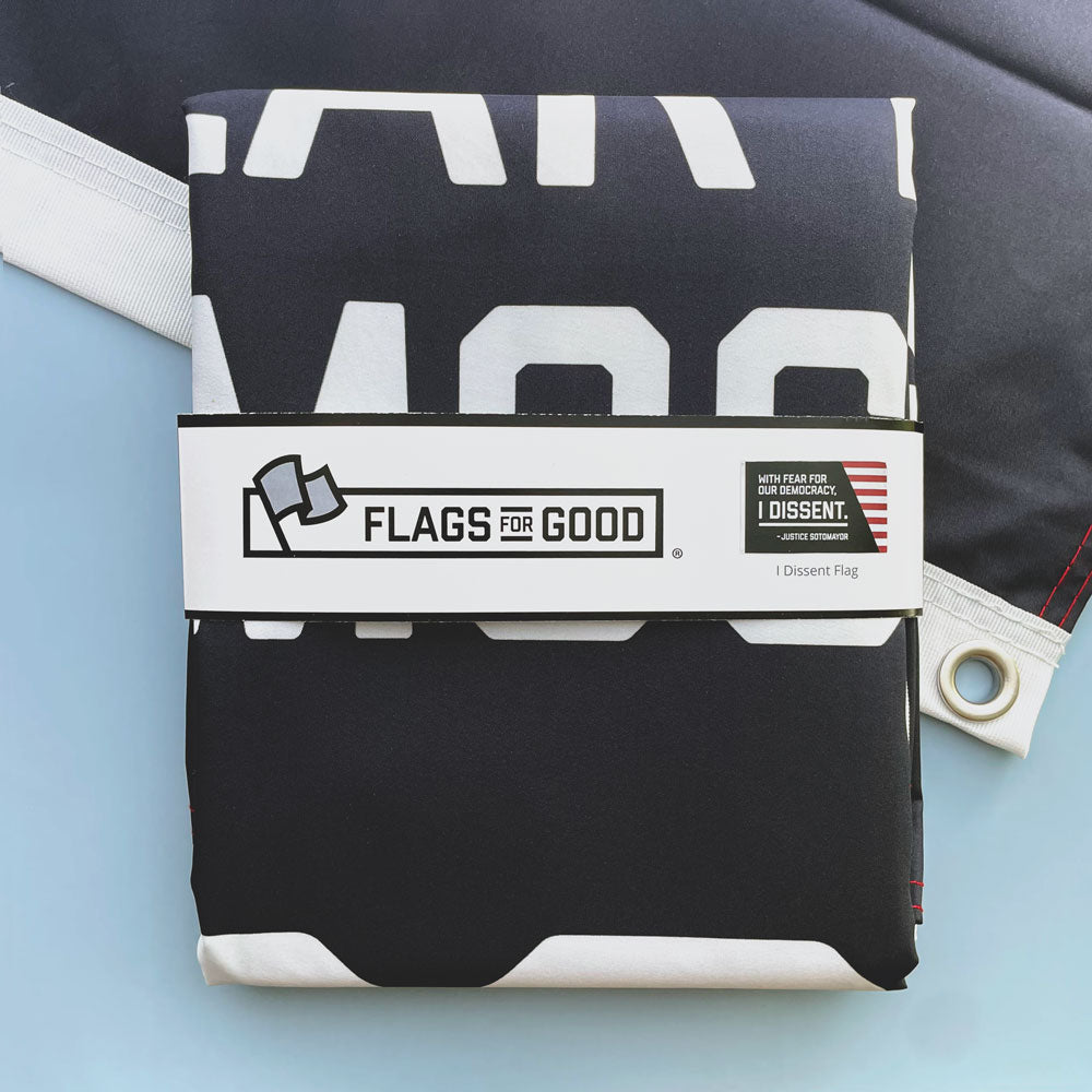 "I Dissent" Quote Flag