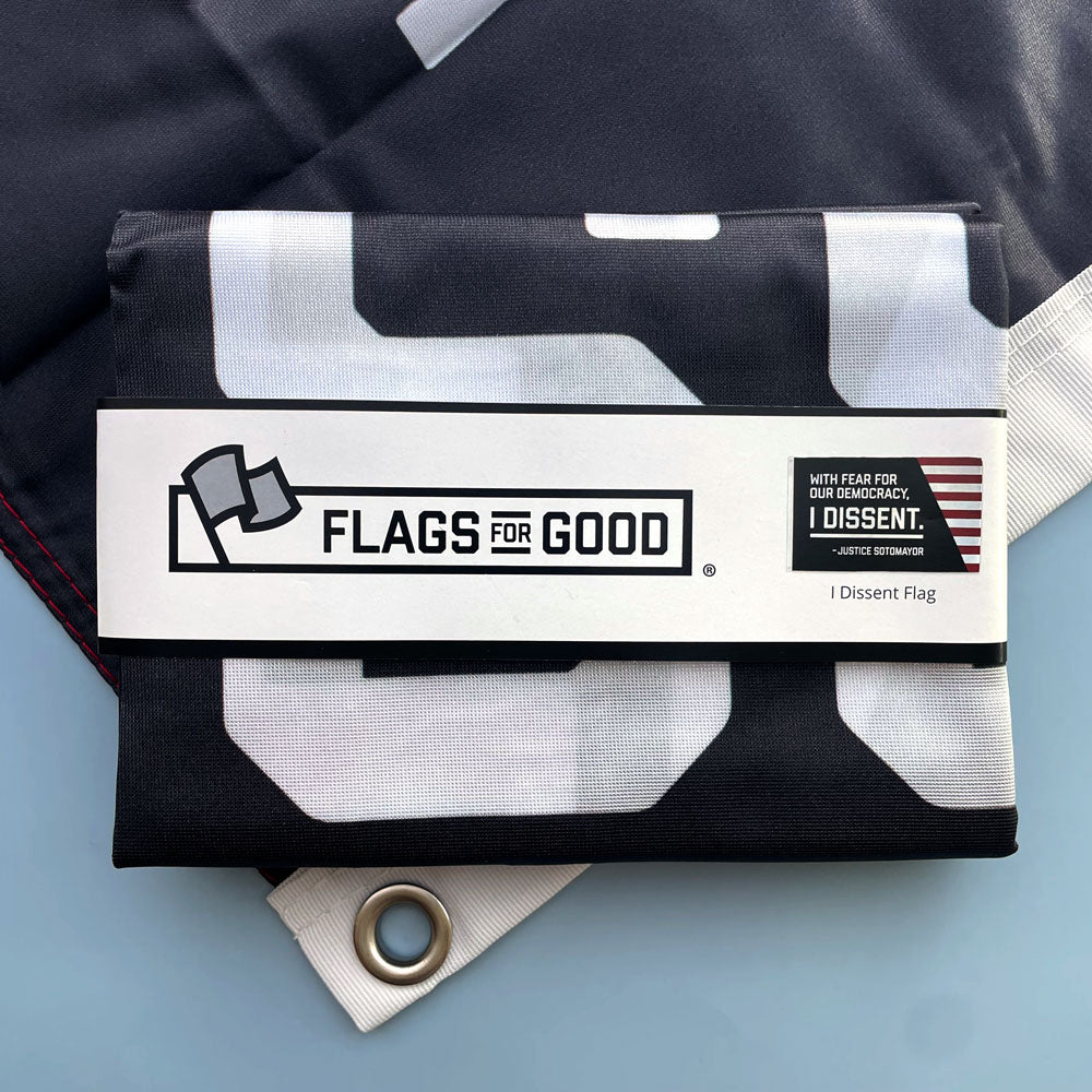 "I Dissent" Quote Flag