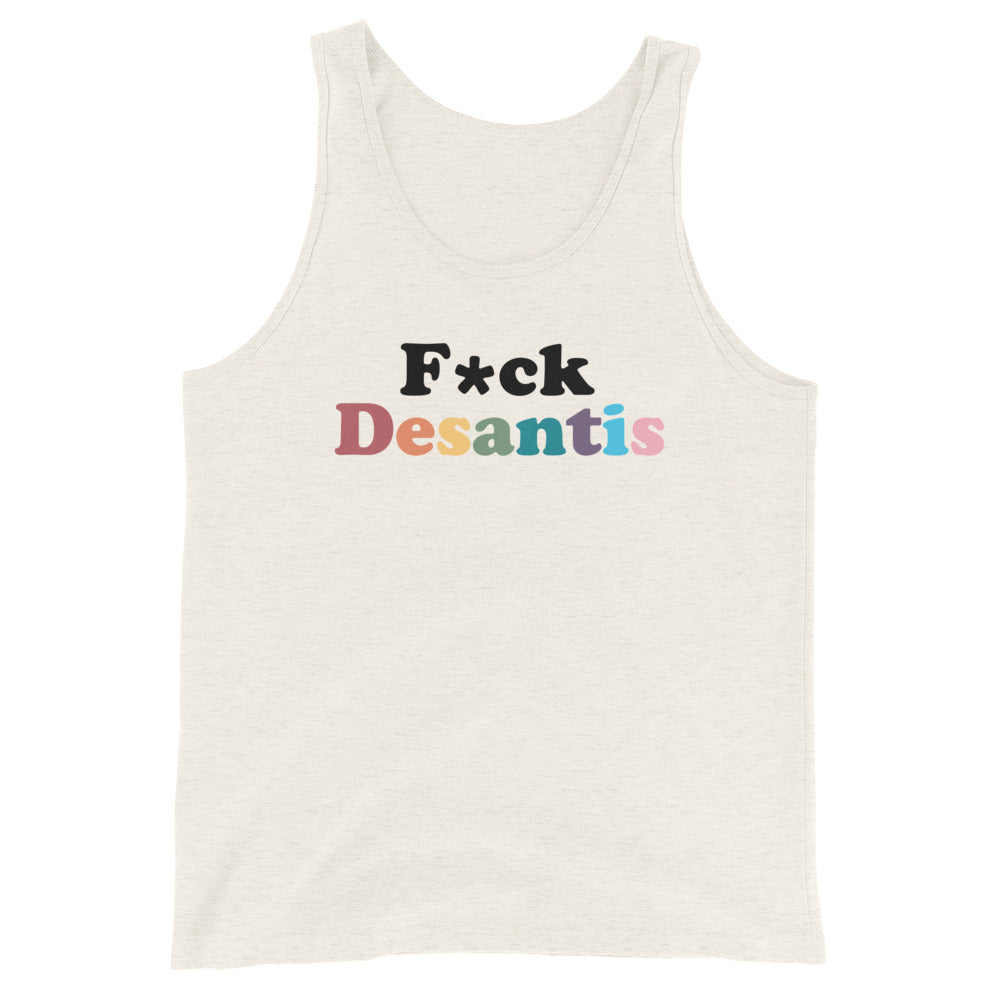 Camiseta sin mangas unisex F*ck Desantis