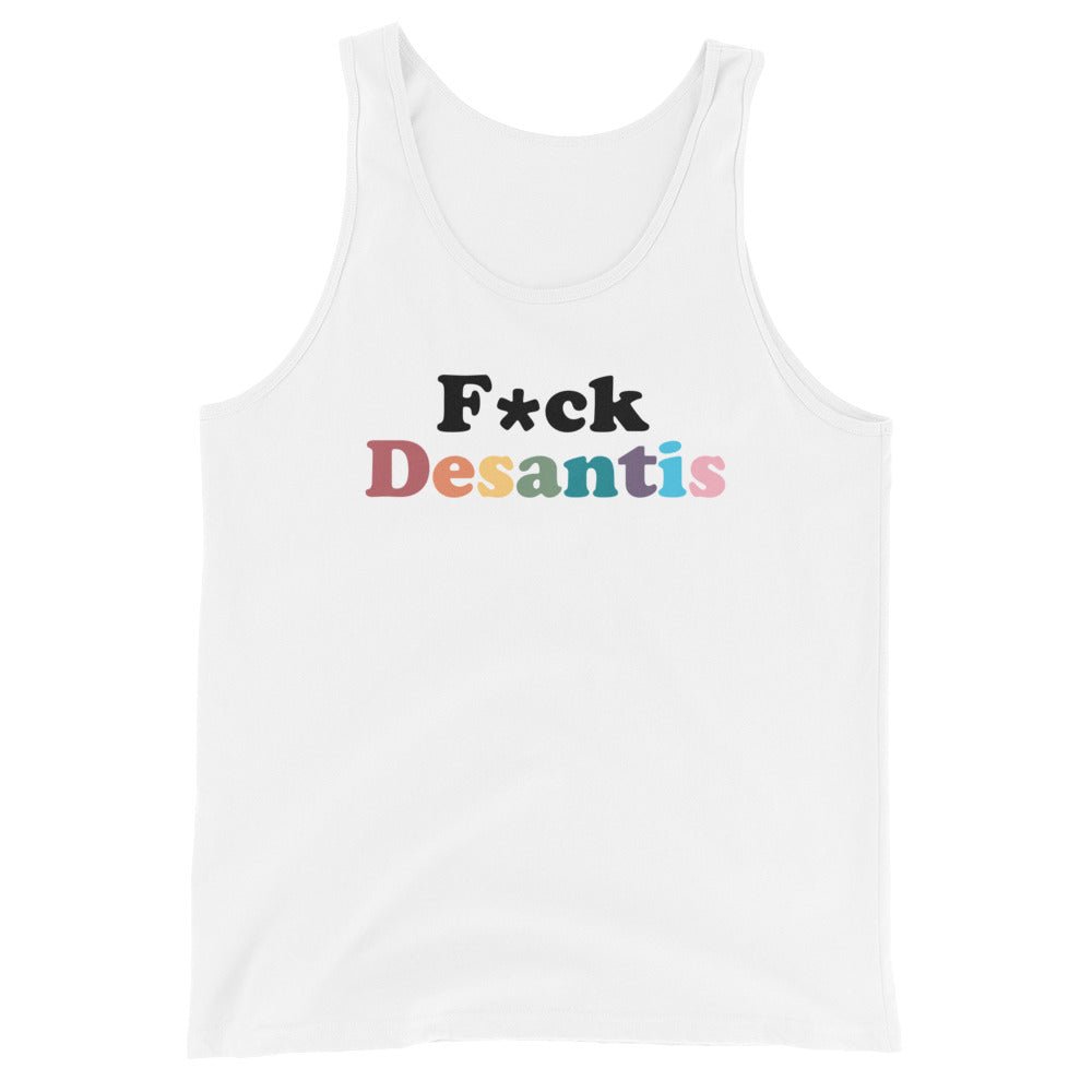 Camiseta sin mangas unisex F*ck Desantis