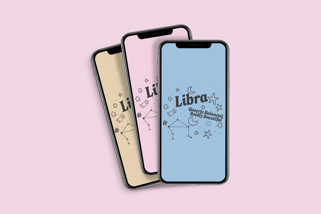 Libra Queerly Balanced, Boldly Beautiful Phone Wallpaper