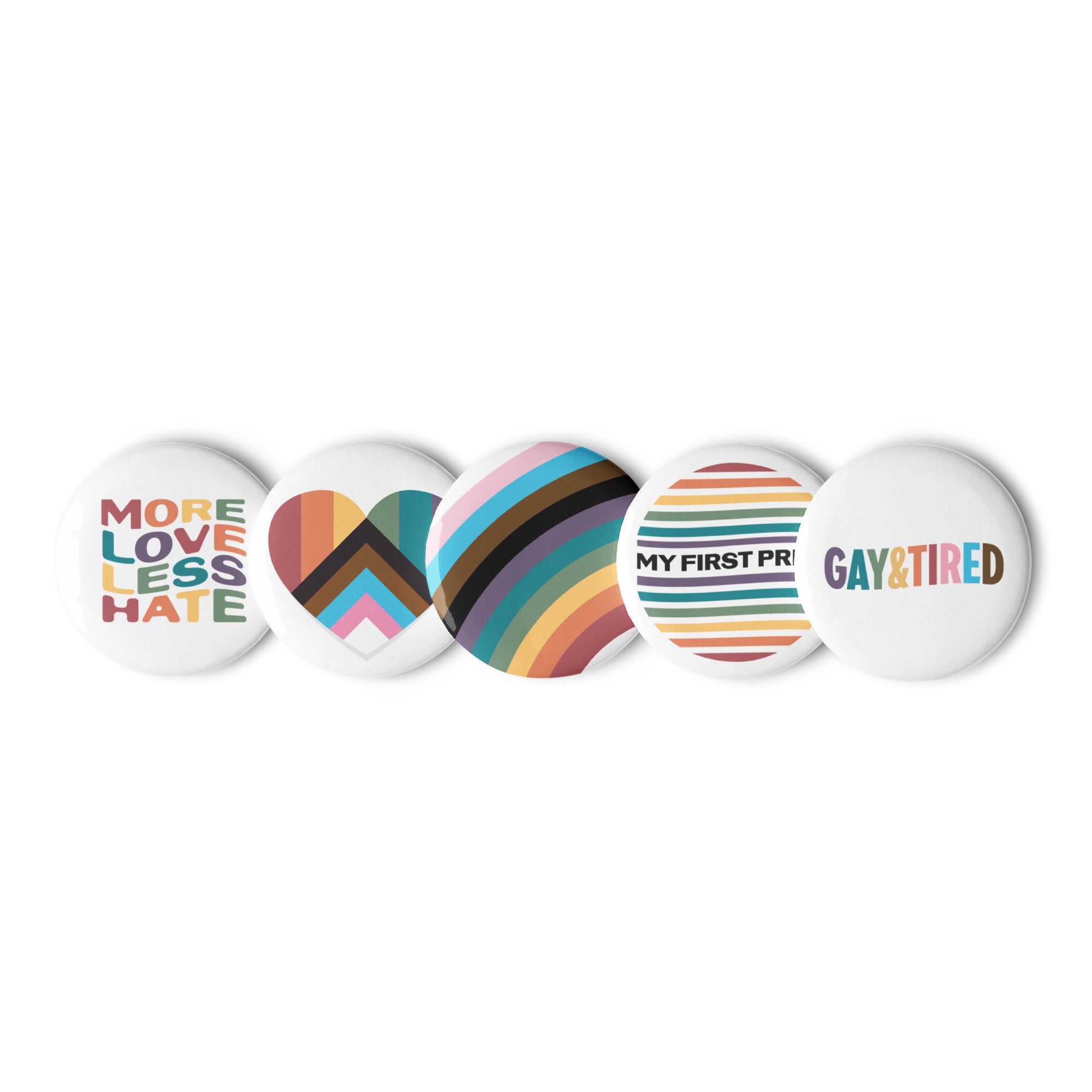 Pride 2024 Set of pin buttons