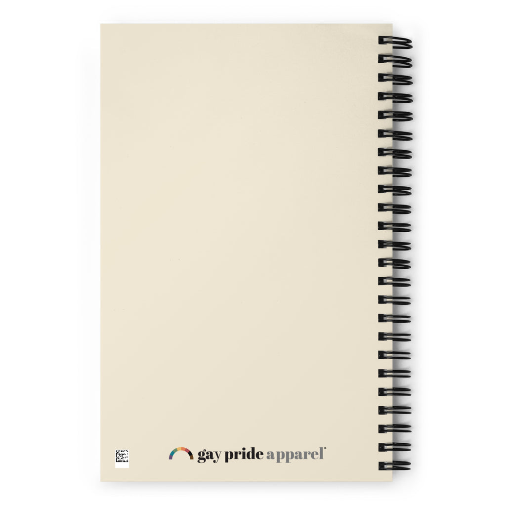 Rainbow Balloon Hearts Spiral Notebook