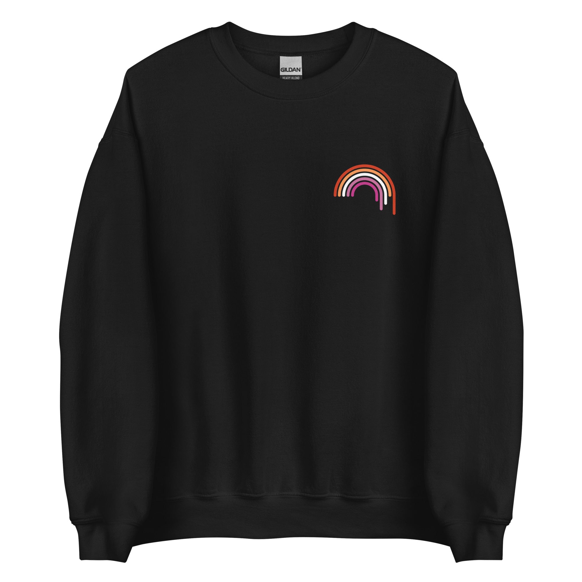 Lesbian Rainbow Drip Unisex Sweatshirt