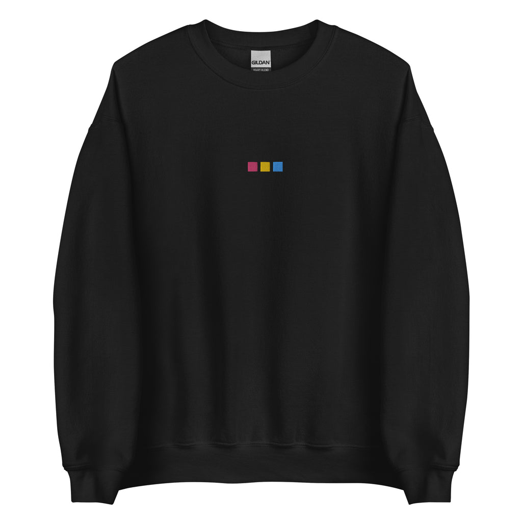 Pansexual Squares Embroidered Unisex Sweatshirt