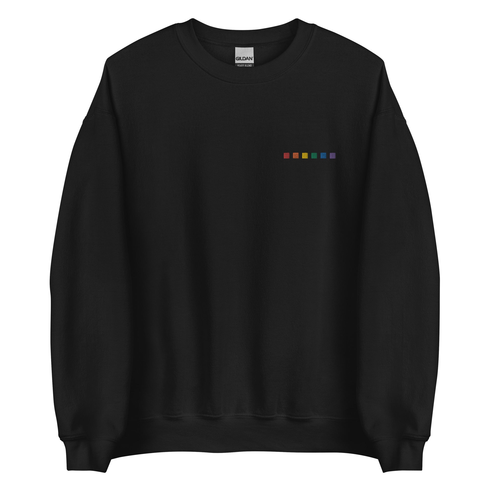 Rainbow Squares - Left Chest Unisex Sweatshirt