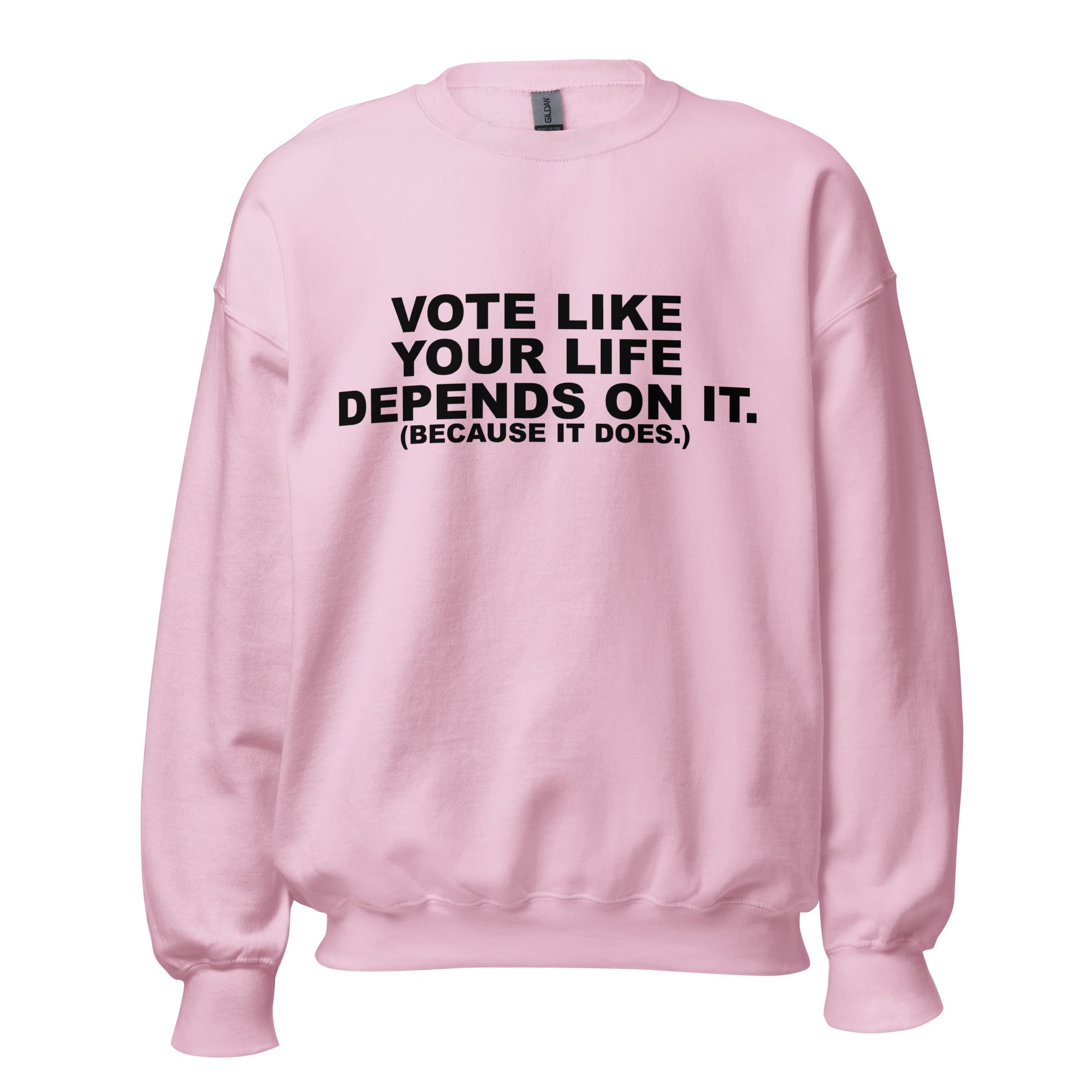 Sudadera unisex Vota como tu vida