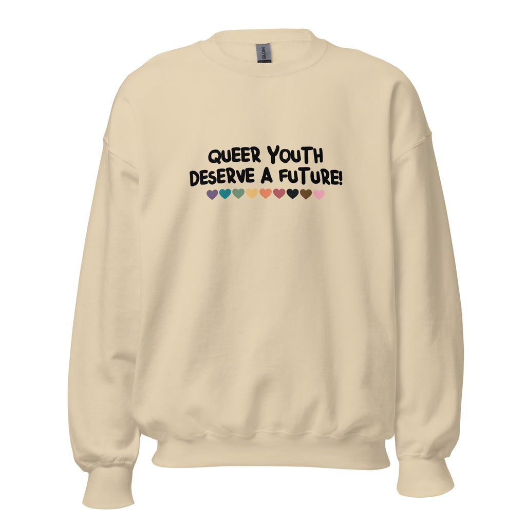 Queer Youth Deserve A Future Unisex Sweatshirt