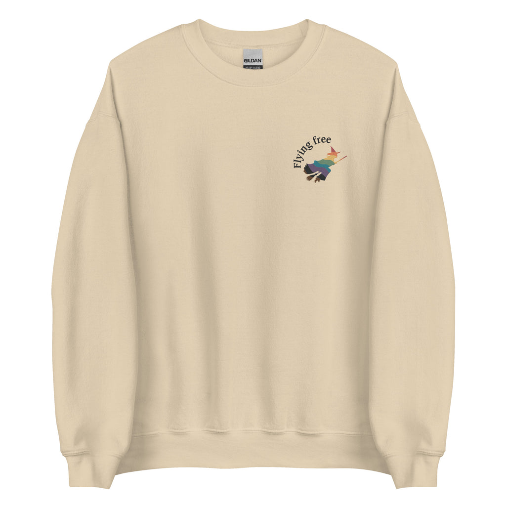 Flying Free Embroidered Unisex Sweatshirt