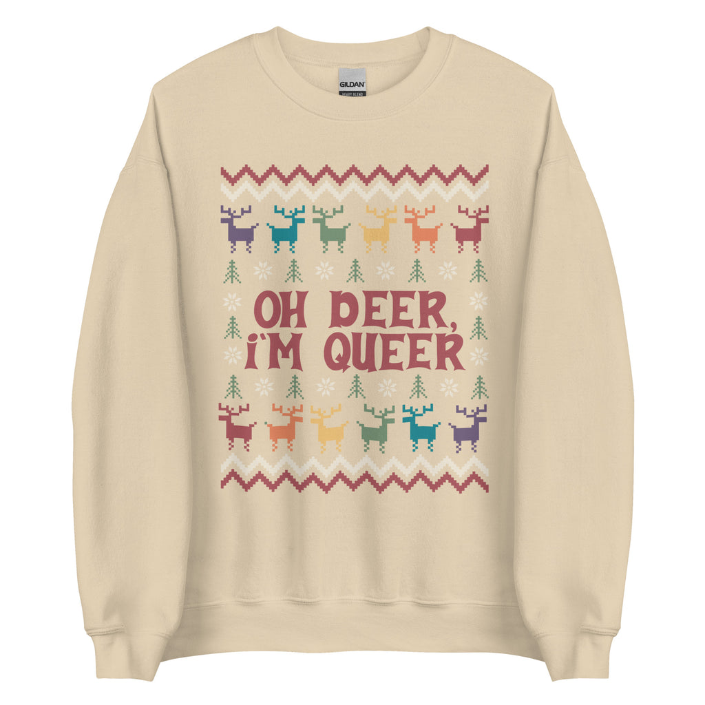 Oh Deer, I'm Queer Ugly Sweater