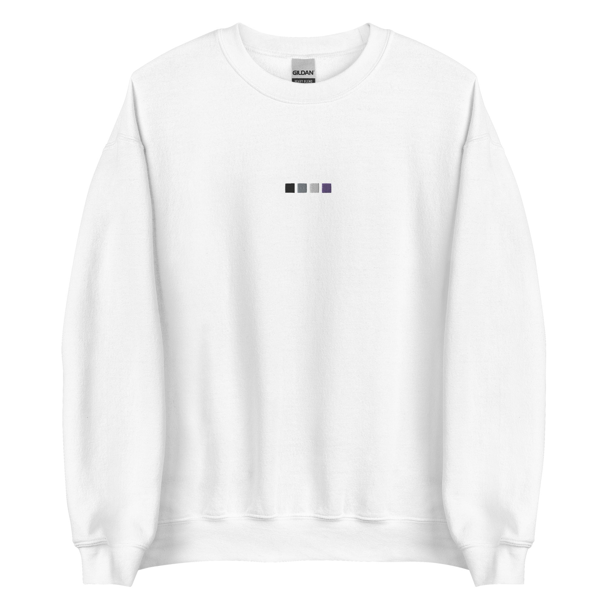 Asexual Squares Embroidered Unisex Sweatshirt