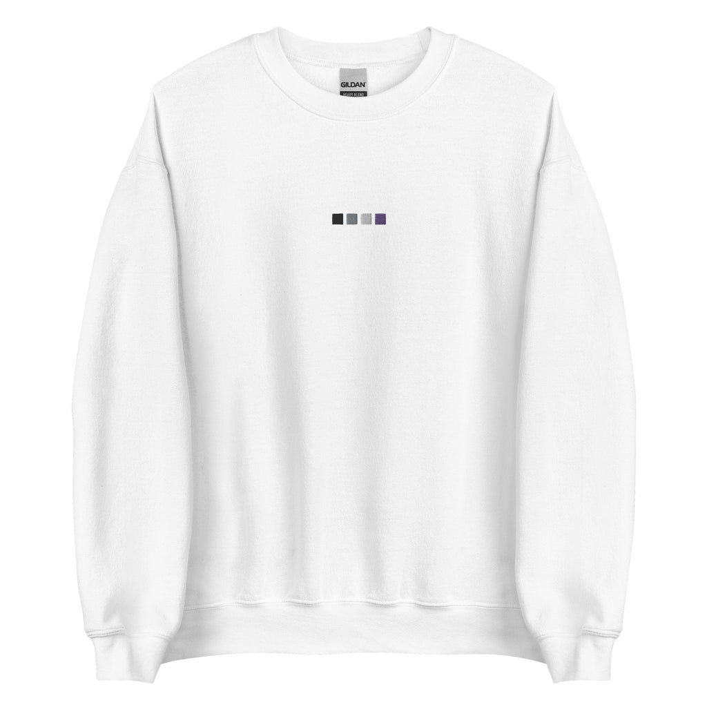 Asexual Squares Embroidered Unisex Sweatshirt