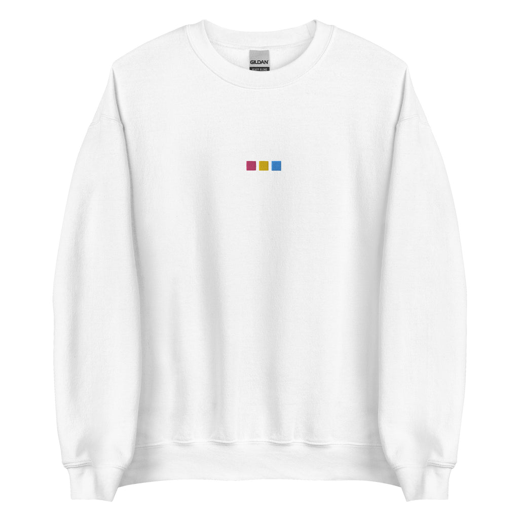 Pansexual Squares Embroidered Unisex Sweatshirt