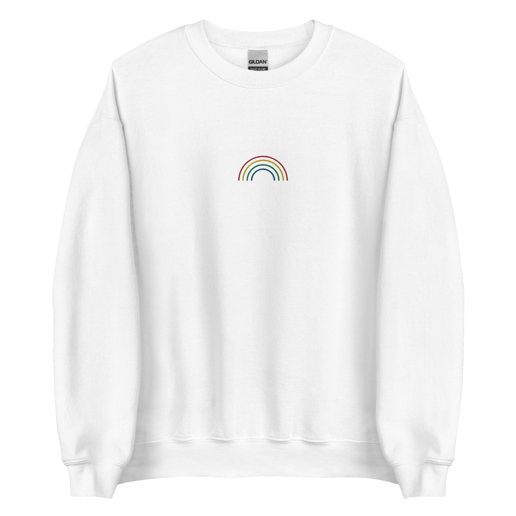 Rainbow Arch Embroidered Unisex Sweatshirt