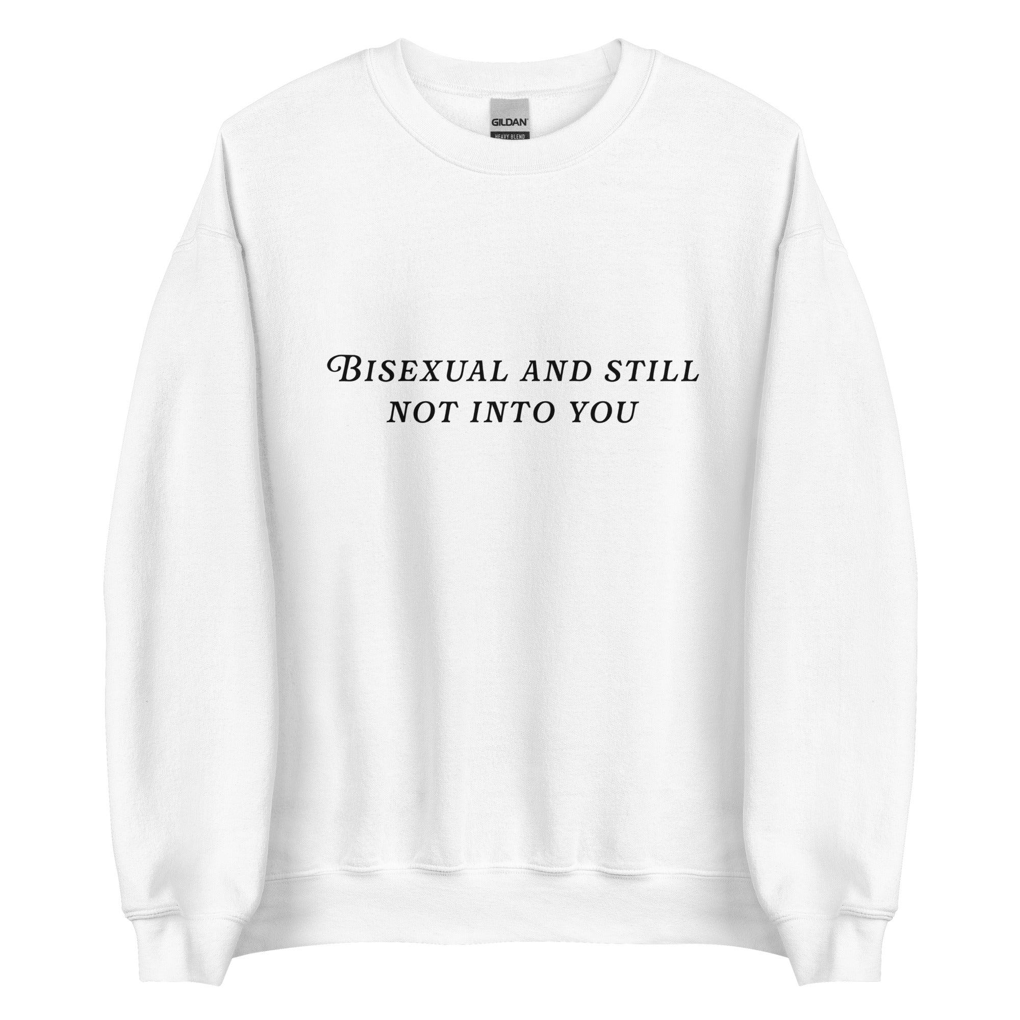Sudadera unisex bisexual y aún no me gustas