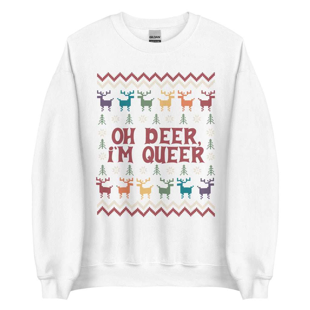 Oh Deer, I'm Queer Ugly Sweater