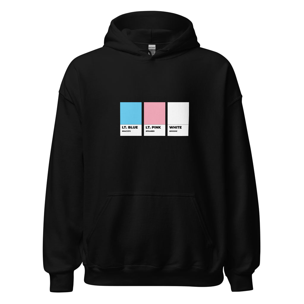 Trans Colors Swatch Unisex Hoodie