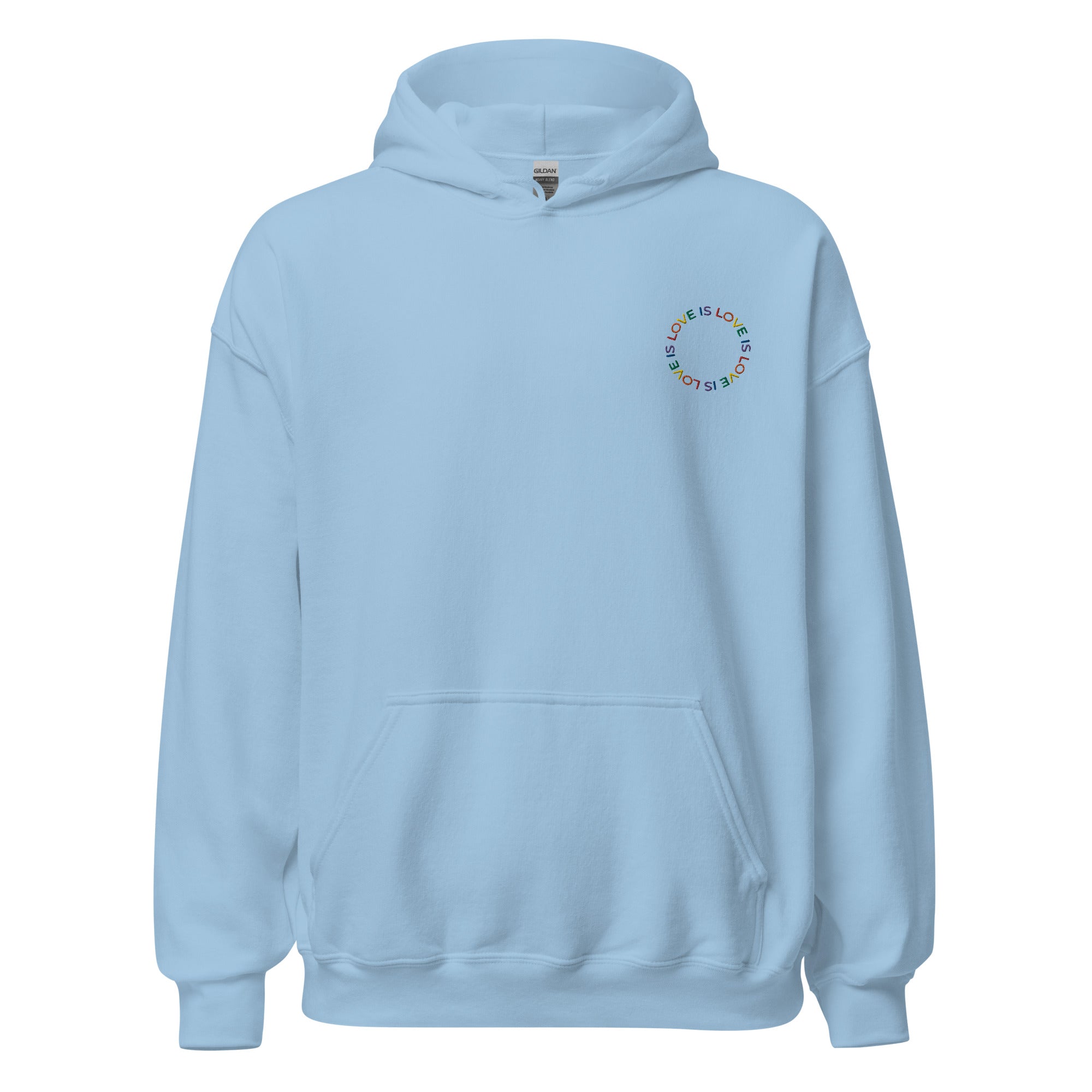 Love is Love Embroidered Unisex Hoodie