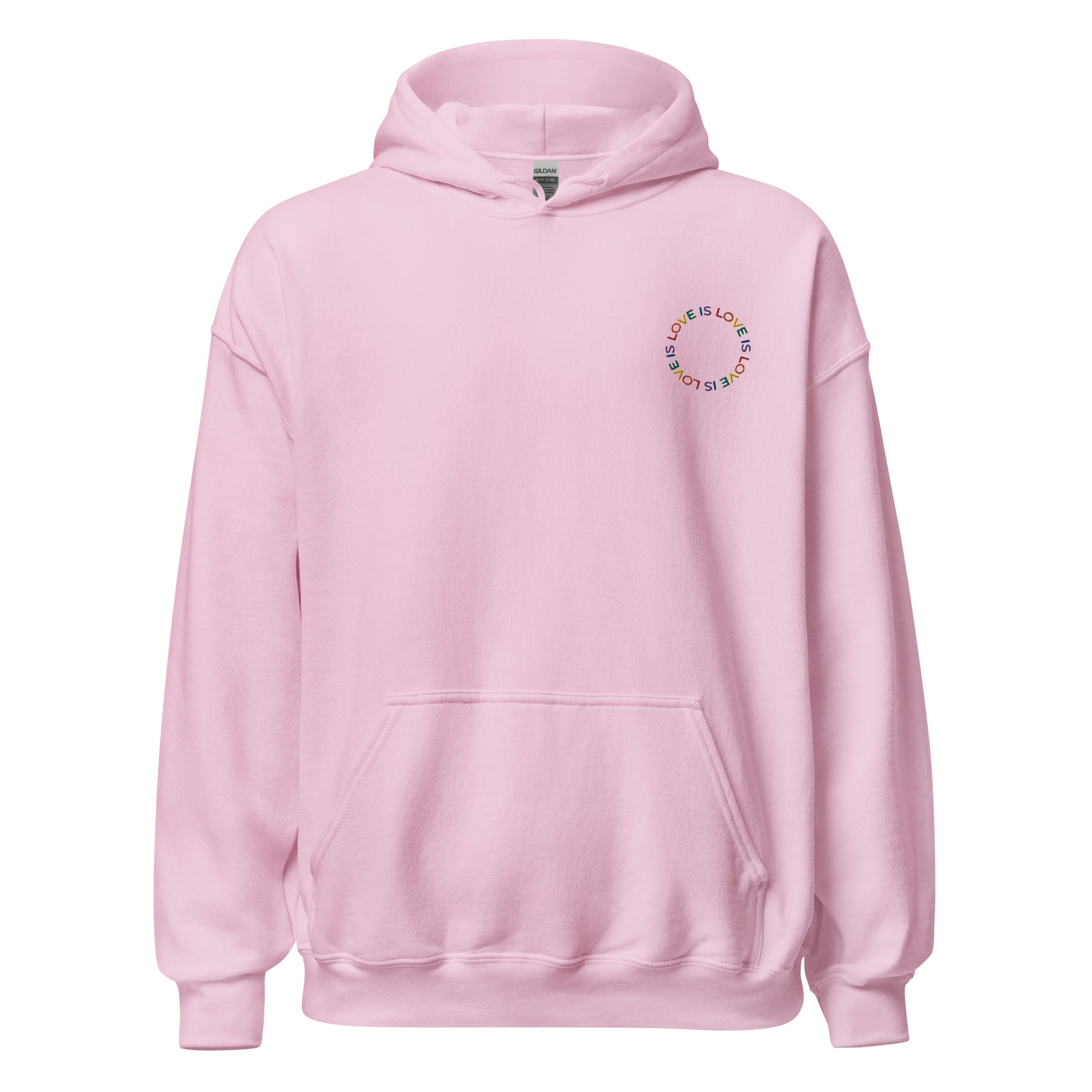 Love is Love Embroidered Unisex Hoodie