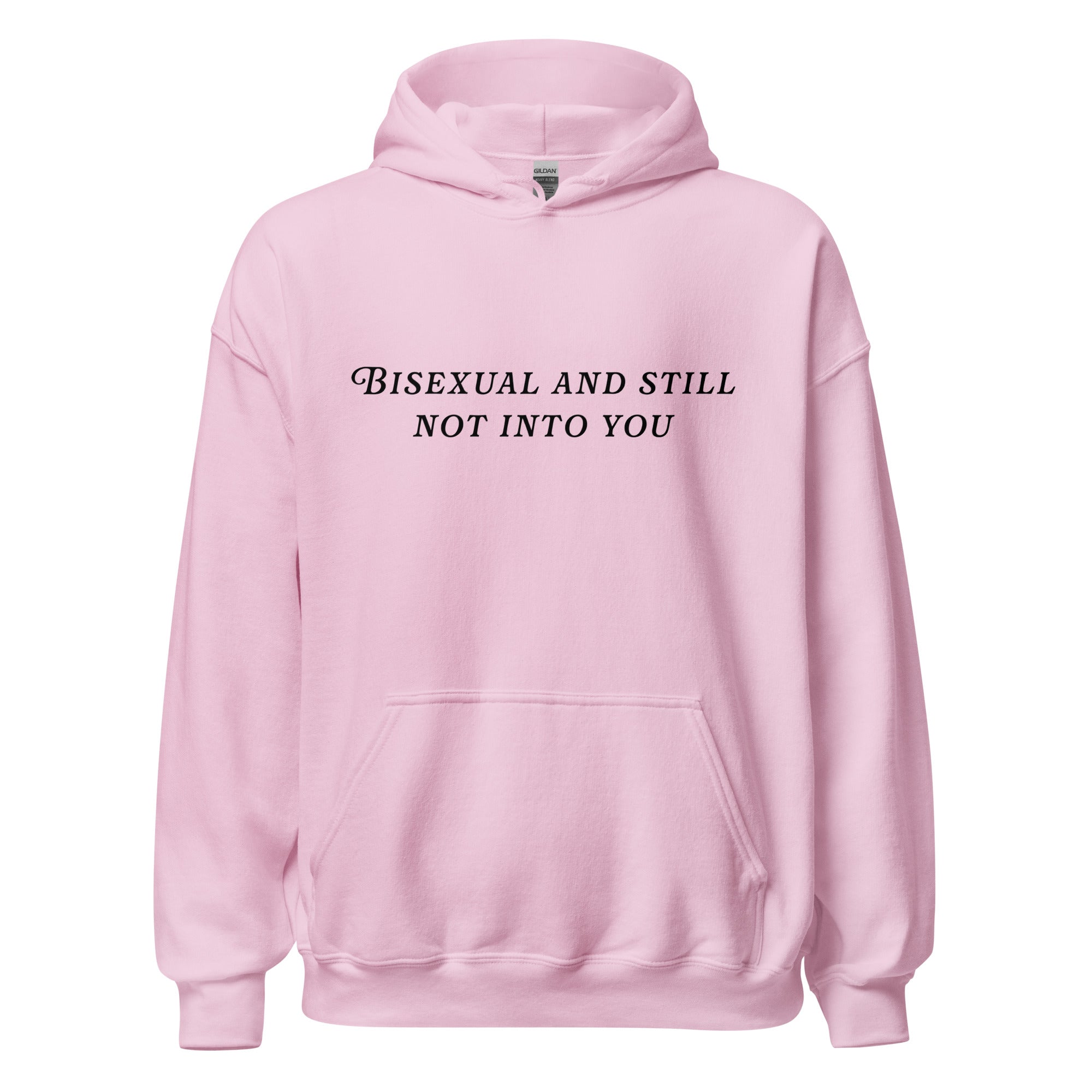 Sudadera unisex bisexual y aún no me gustas