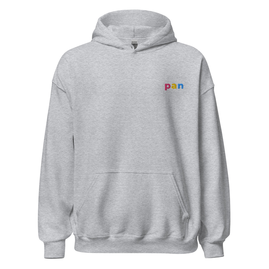 Pan Pride Embroidered Unisex Hoodie