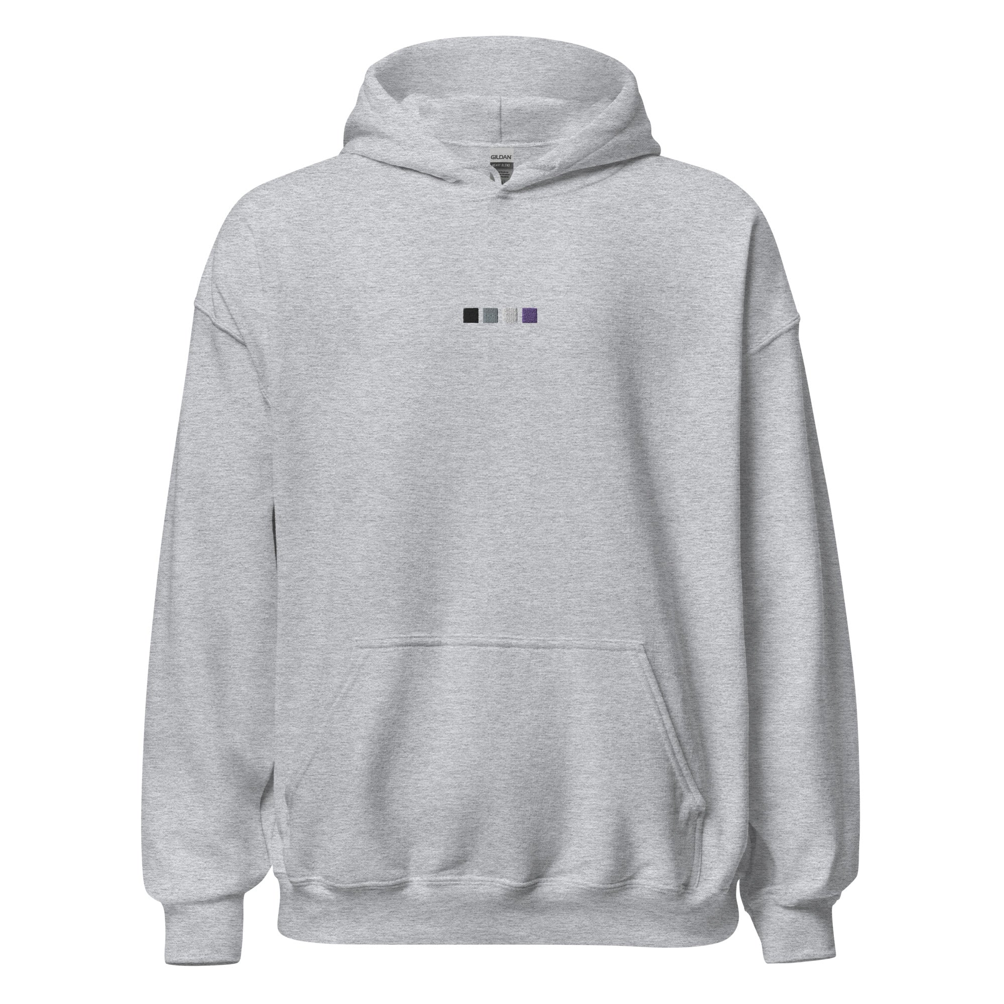 Asexual Squares Embroidered Unisex Hoodie