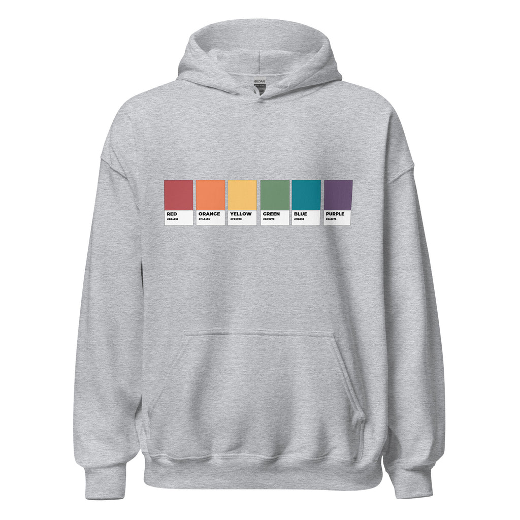 Gay Colors Swatch Unisex Hoodie