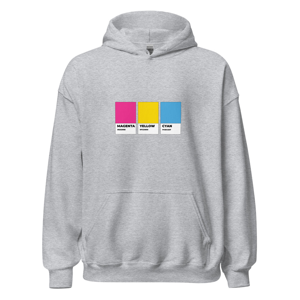 Pansexual Colors Swatch Unisex Hoodie