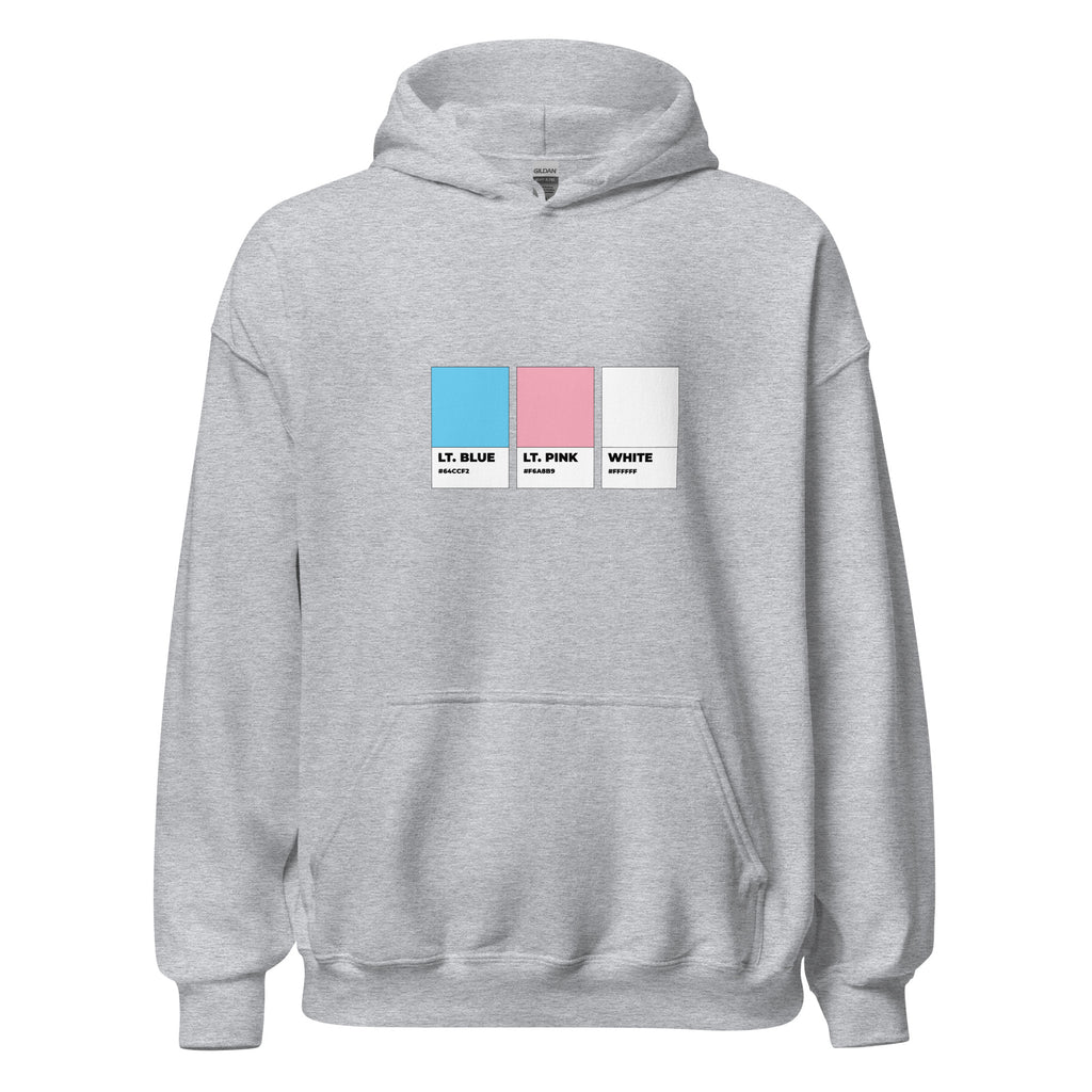 Trans Colors Swatch Unisex Hoodie