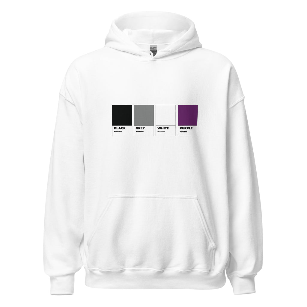 Asexual Colors Swatch Unisex Hoodie