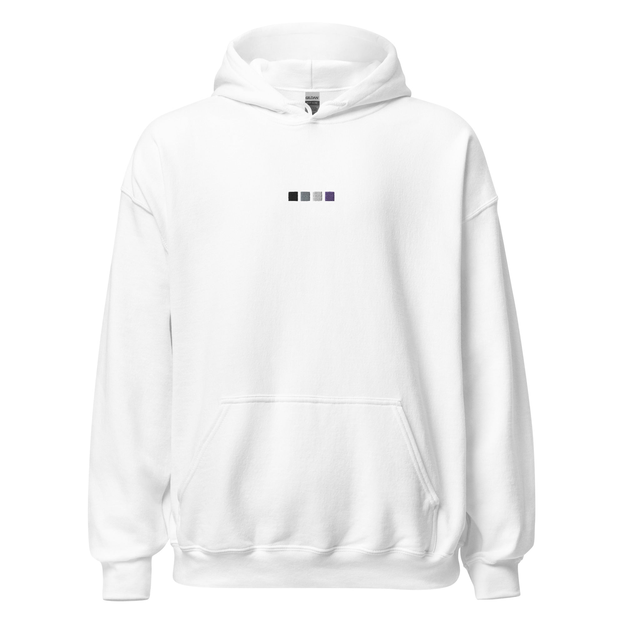 Asexual Squares Embroidered Unisex Hoodie