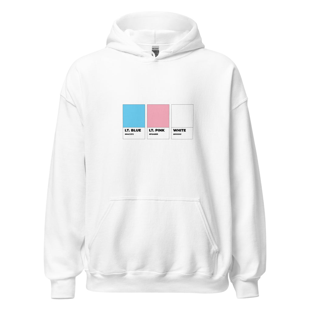 Trans Colors Swatch Unisex Hoodie