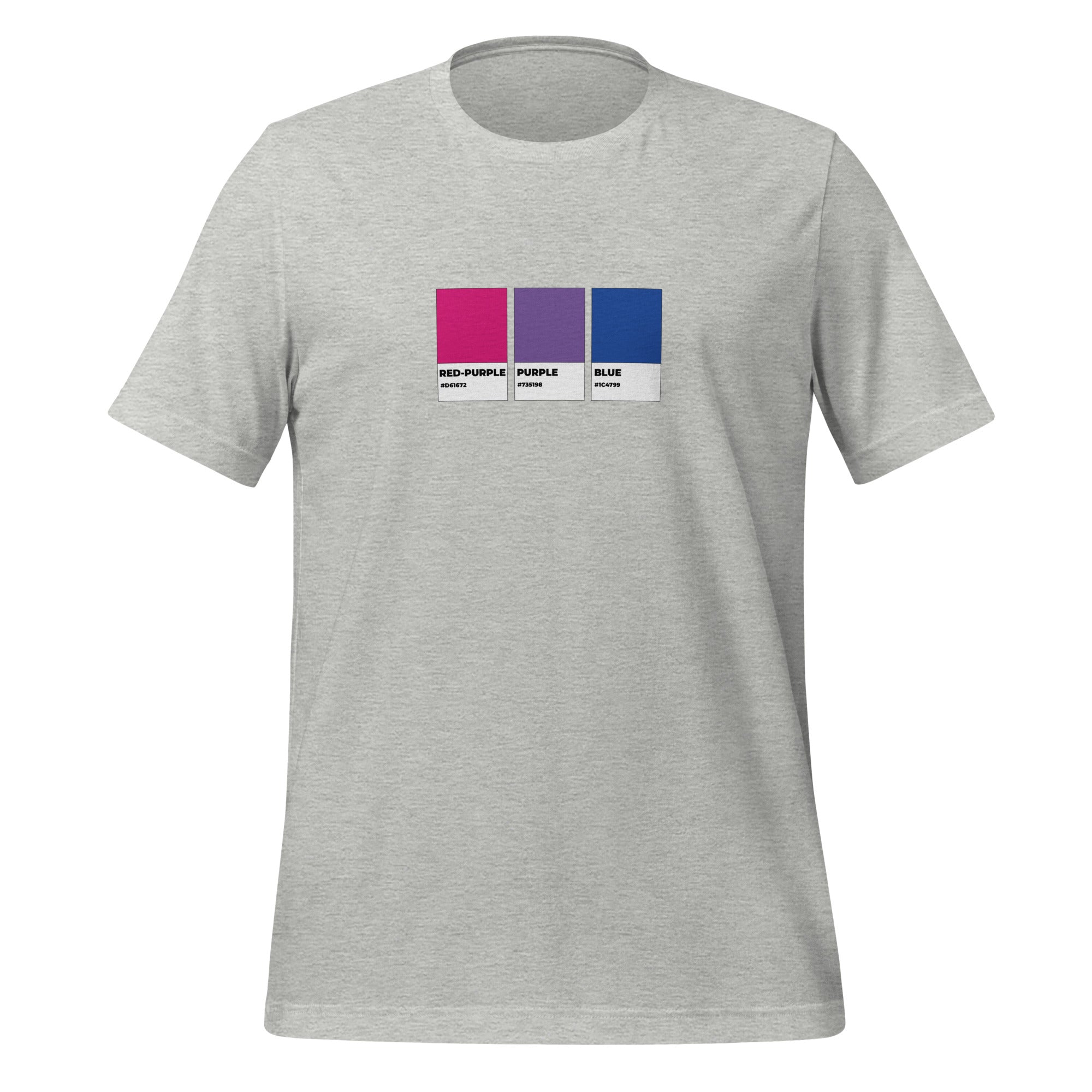 Bisexual Colors Swatch Unisex T-Shirt