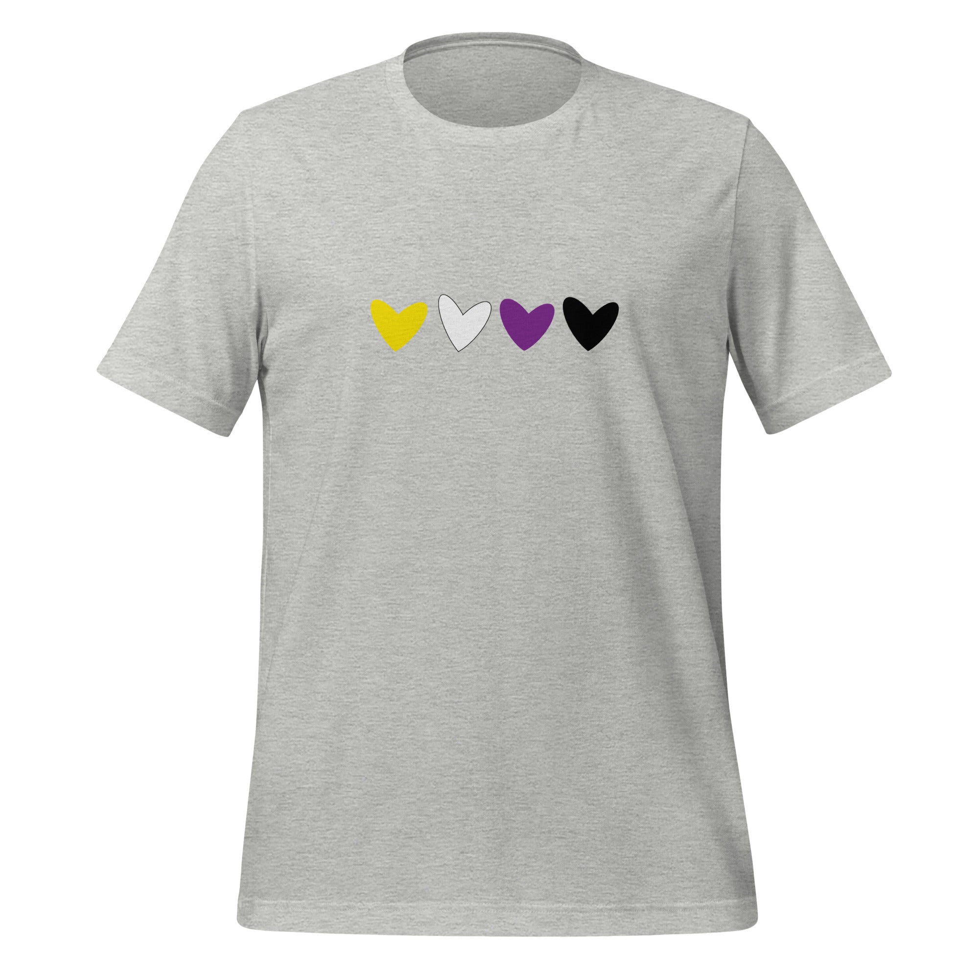 Camiseta unisex de corazones no binarios