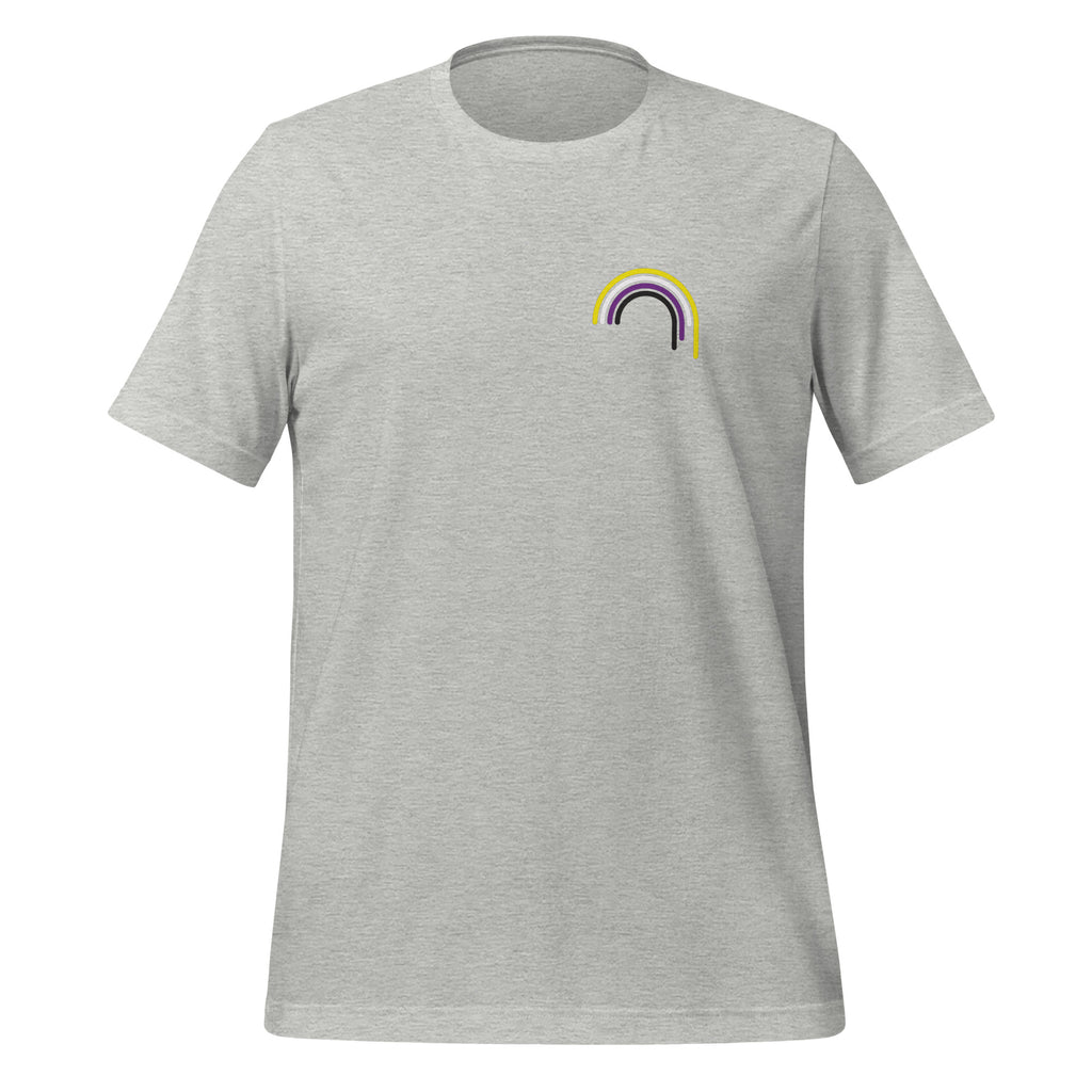 Non-Binary Rainbow Drip Unisex T-Shirt