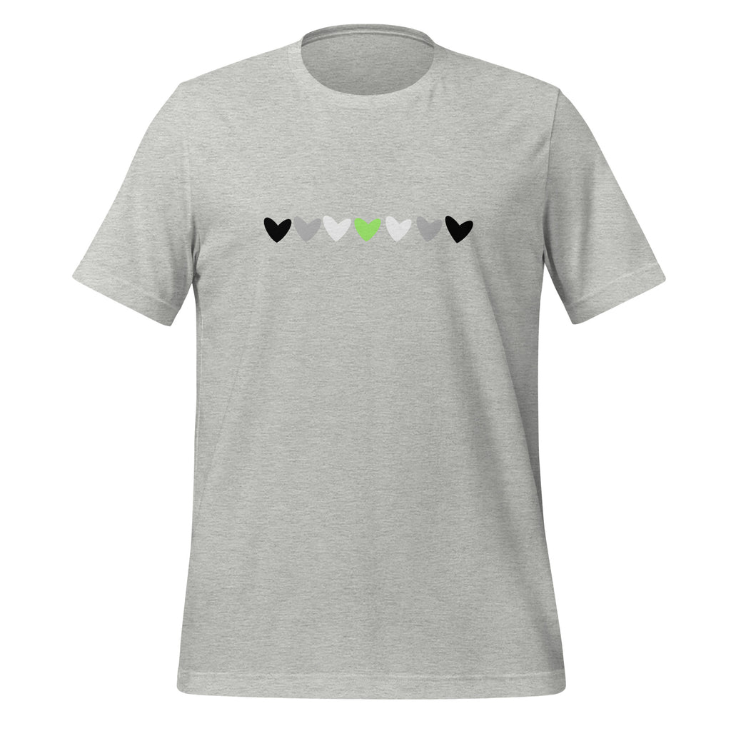 Agender Hearts Unisex T-Shirt