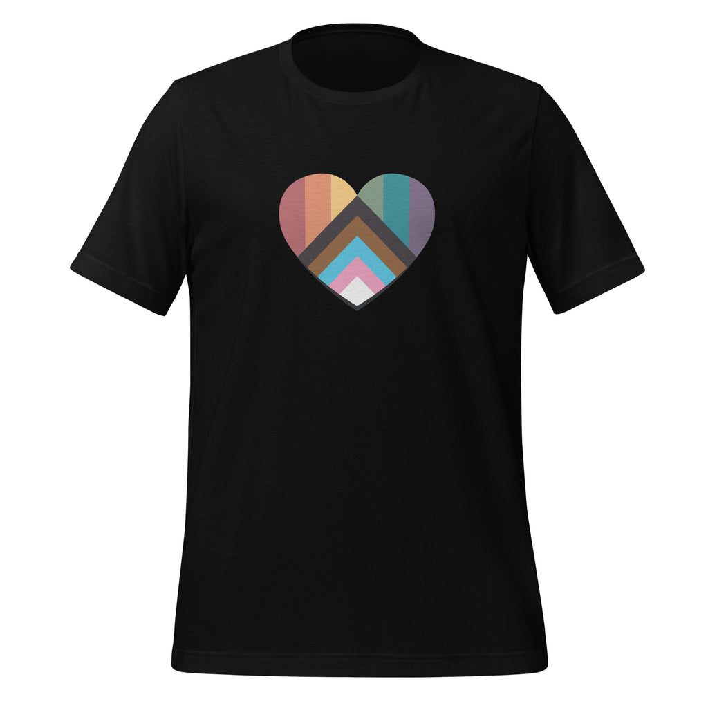 Progressive Pride Heart Unisex T-Shirt