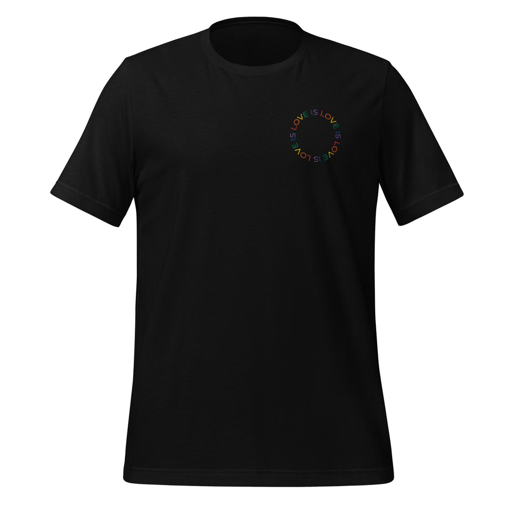 Love is Love Embroidered Unisex T-Shirt