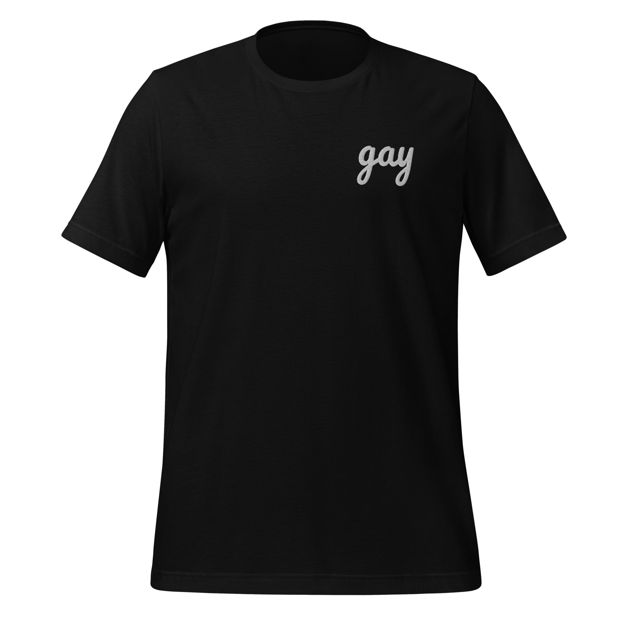 Camiseta unisex bordada gay