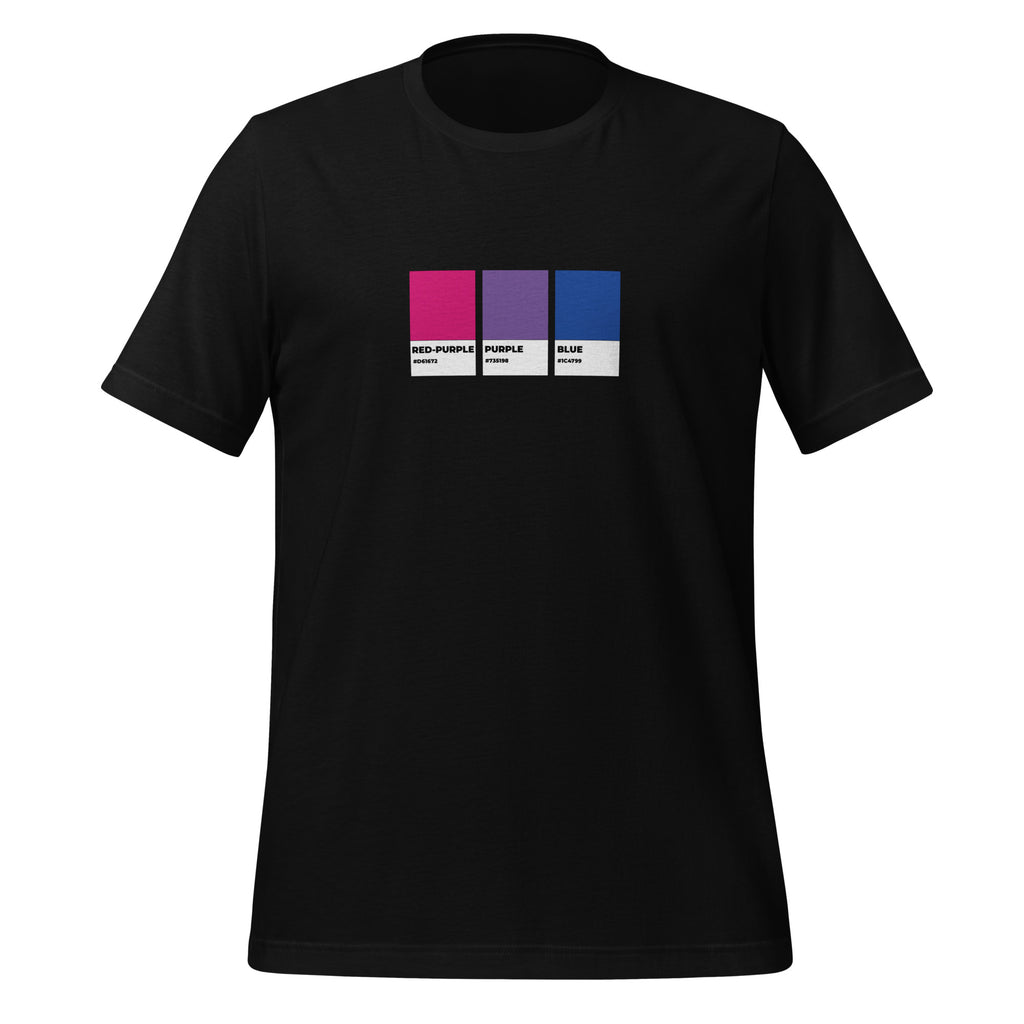 Bisexual Colors Swatch Unisex T-Shirt