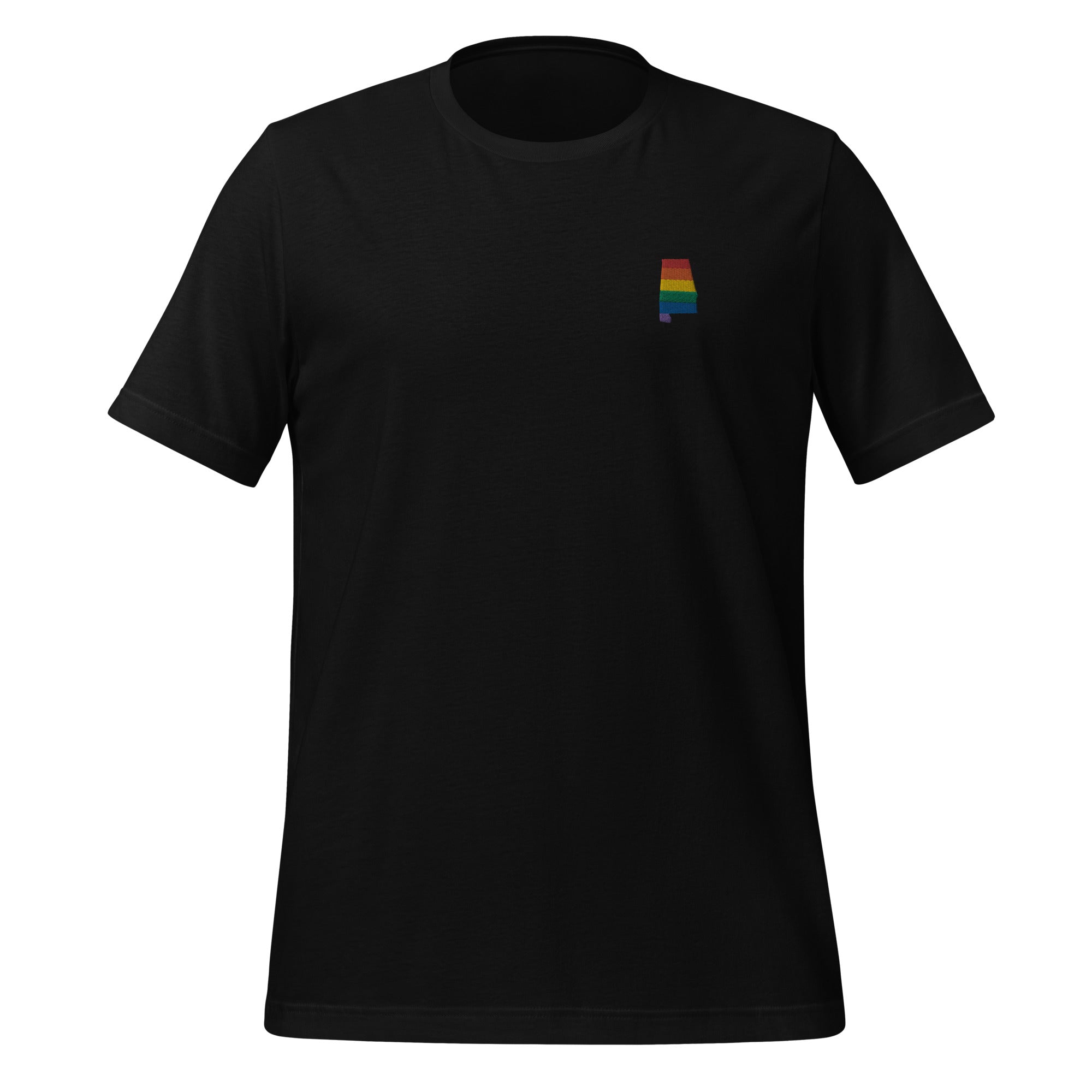 Alabama Rainbow Embroidered Unisex T-Shirt