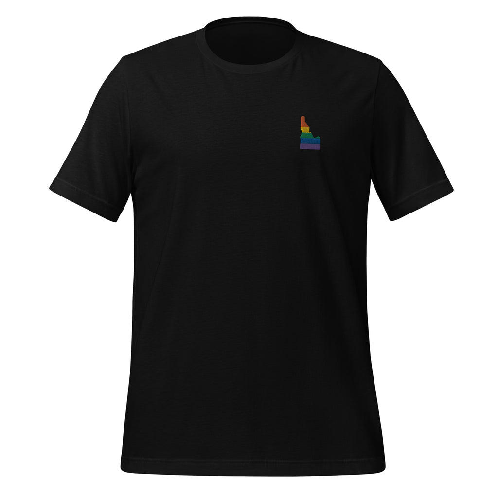 Idaho Rainbow Embroidered Unisex T-Shirt