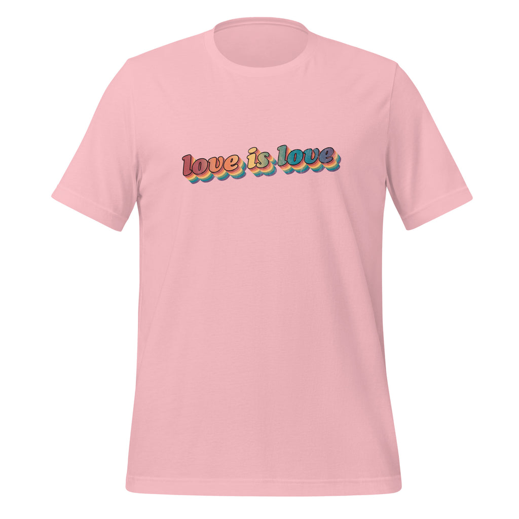 Retro Love is Love Unisex T-Shirt