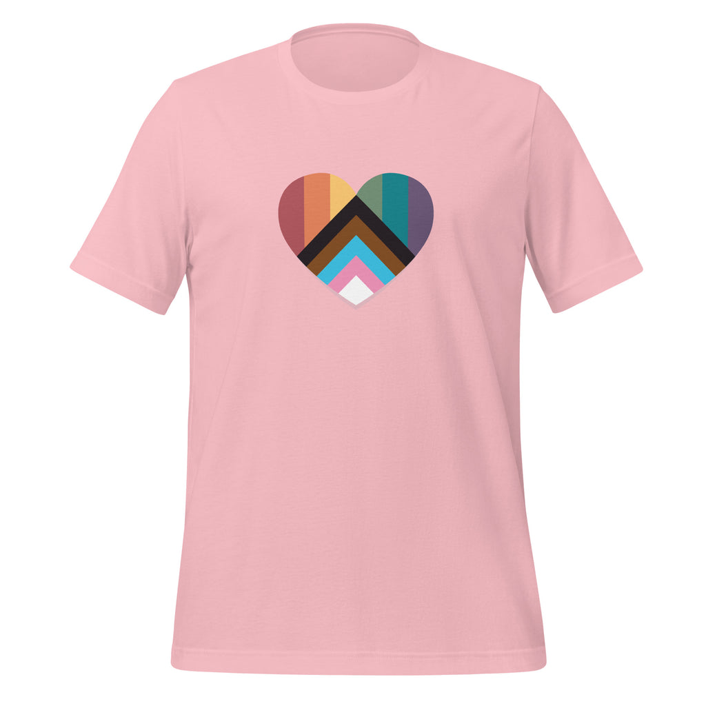 Progressive Pride Heart Unisex T-Shirt