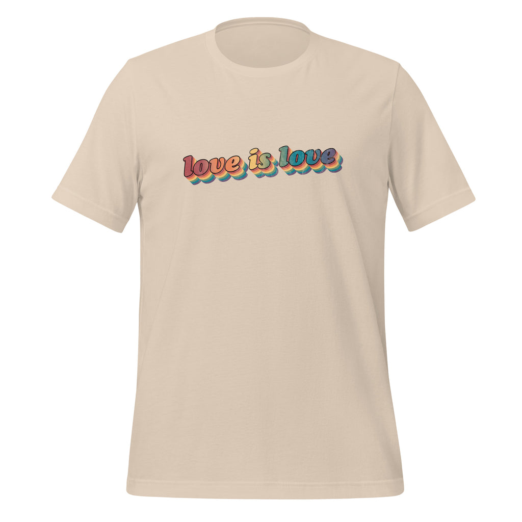 Retro Love is Love Unisex T-Shirt