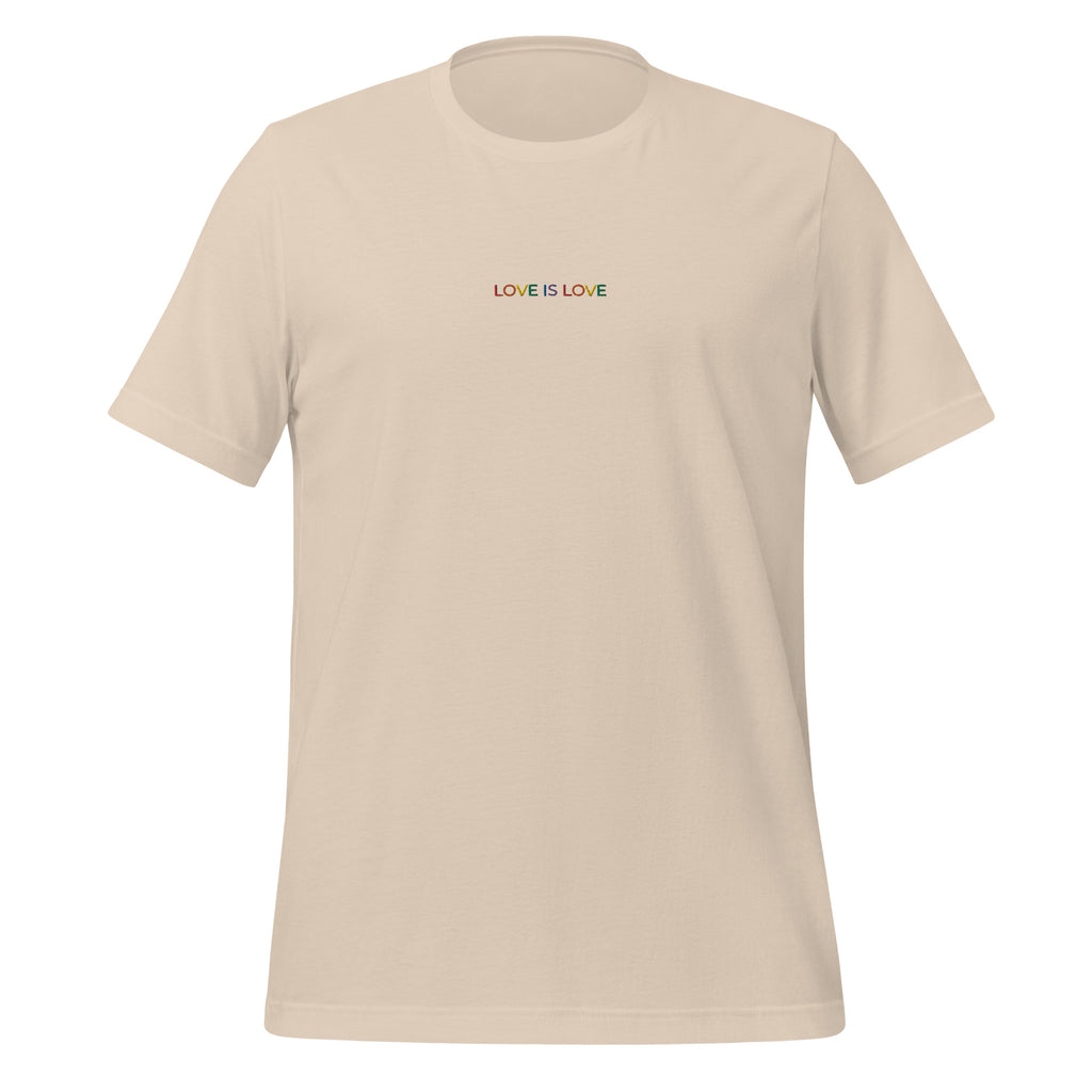 Love is Love Embroidered Unisex T-Shirt