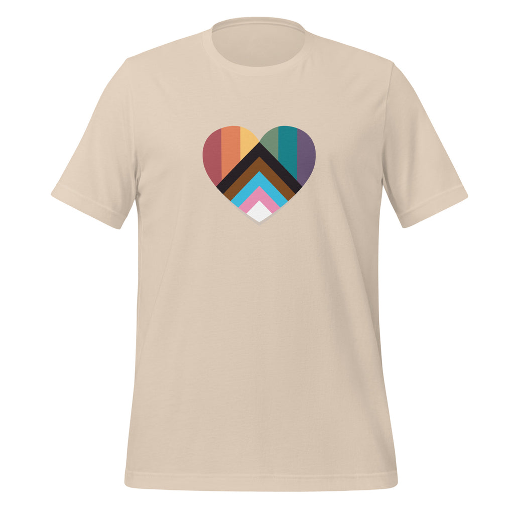 Progressive Pride Heart Unisex T-Shirt