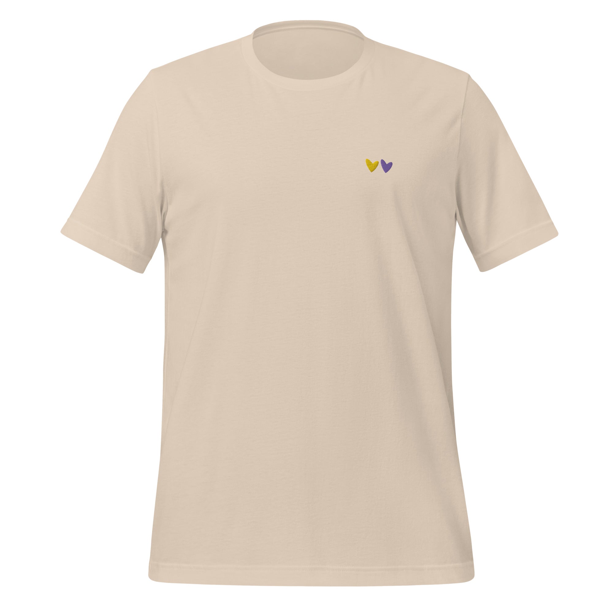 Intersex Hearts Embroidered Unisex T-Shirt