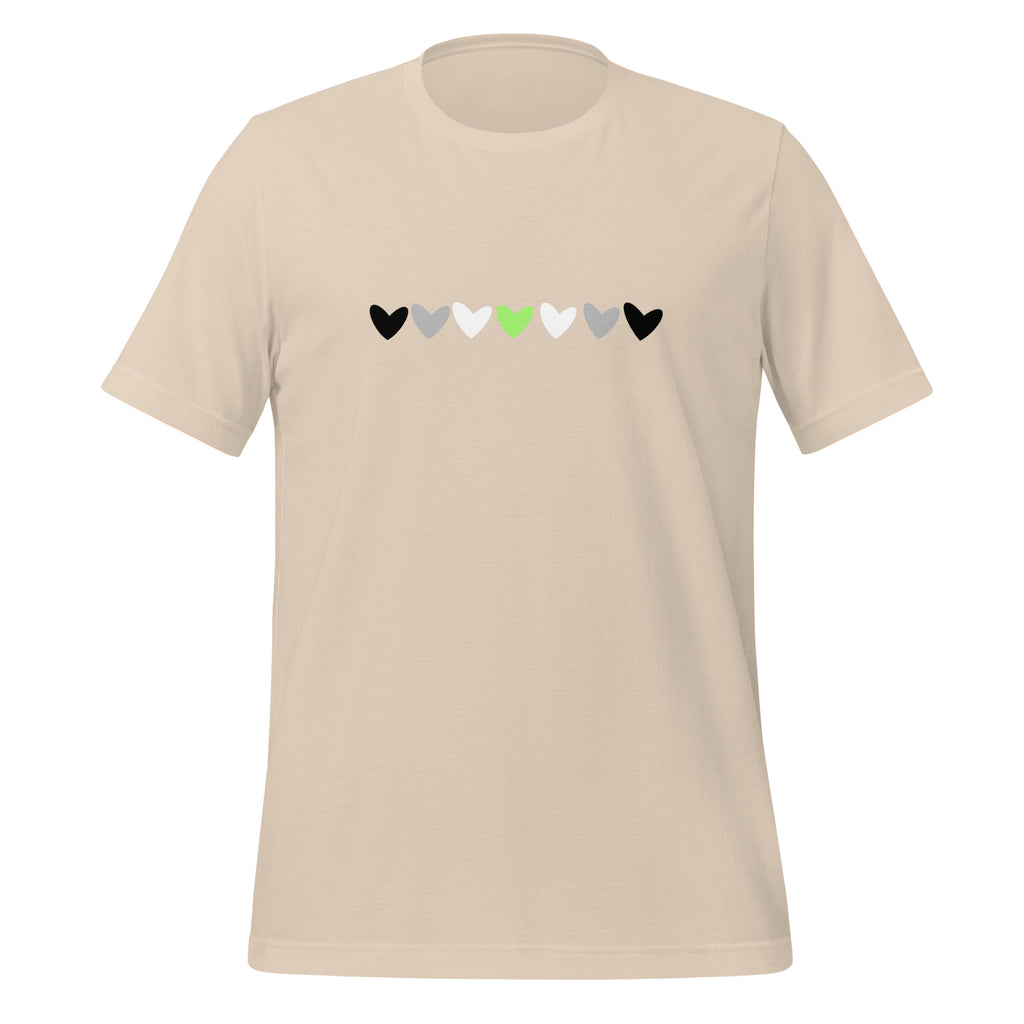 Agender Hearts Unisex T-Shirt