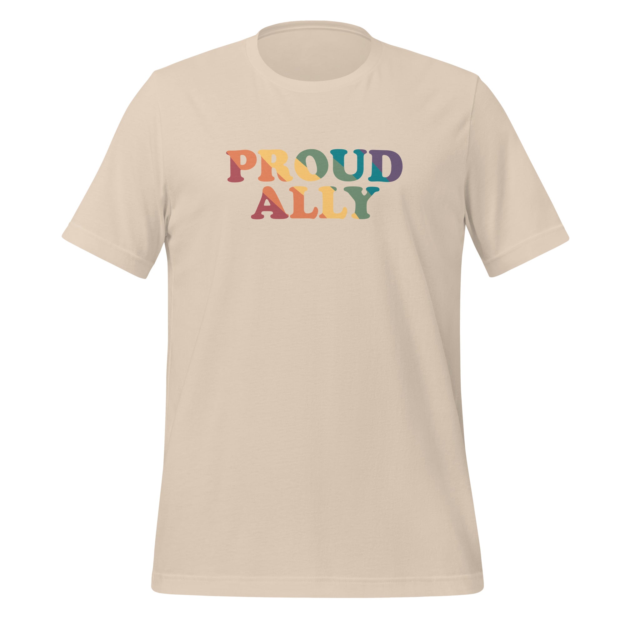 Camiseta unisex orgullosa de aliado